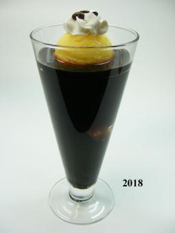 Glas met IJskoffie *echt glas) 8x18 cm dummy