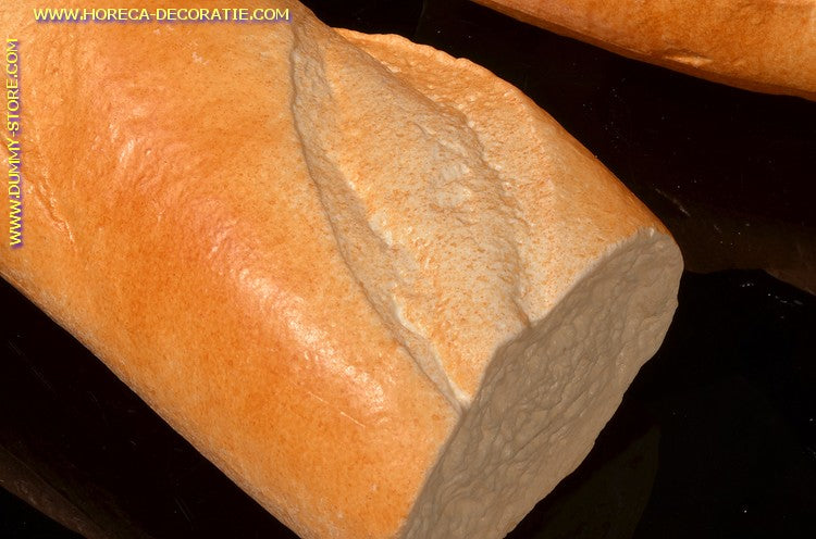 Stokbrood, 2x eindstuk - 180x90 mm - brooddummy