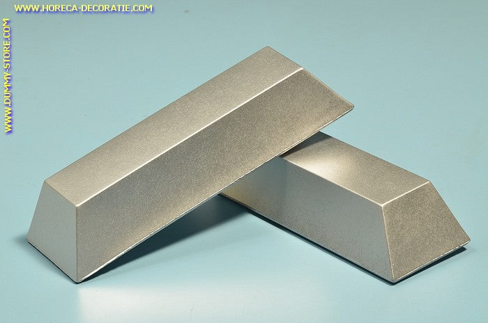 Zilver Staaf, decoratie 245 x 75 mm
