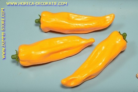 Peper, geel, 3 stuks (namaak)  40x160 mm